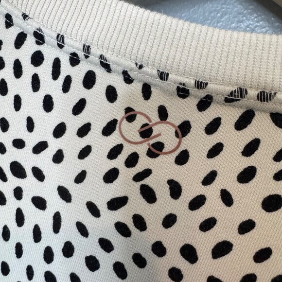 CALIA BY CARRIE UNDERWOOD dot print pullover sweatshirt size M - Picture 6 of 7